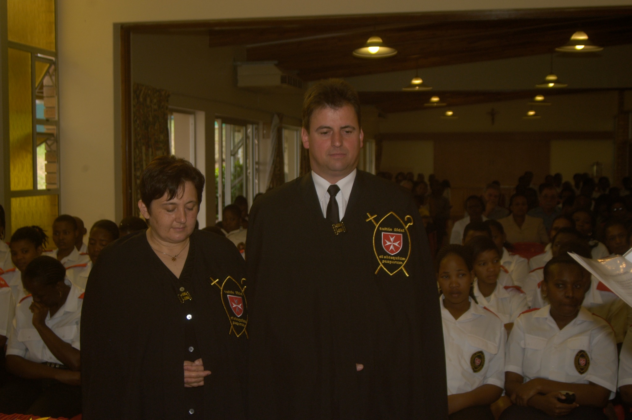 Gabriele and Maximilian Rauecker as Honorary Dedicated Members on 26 June 2005