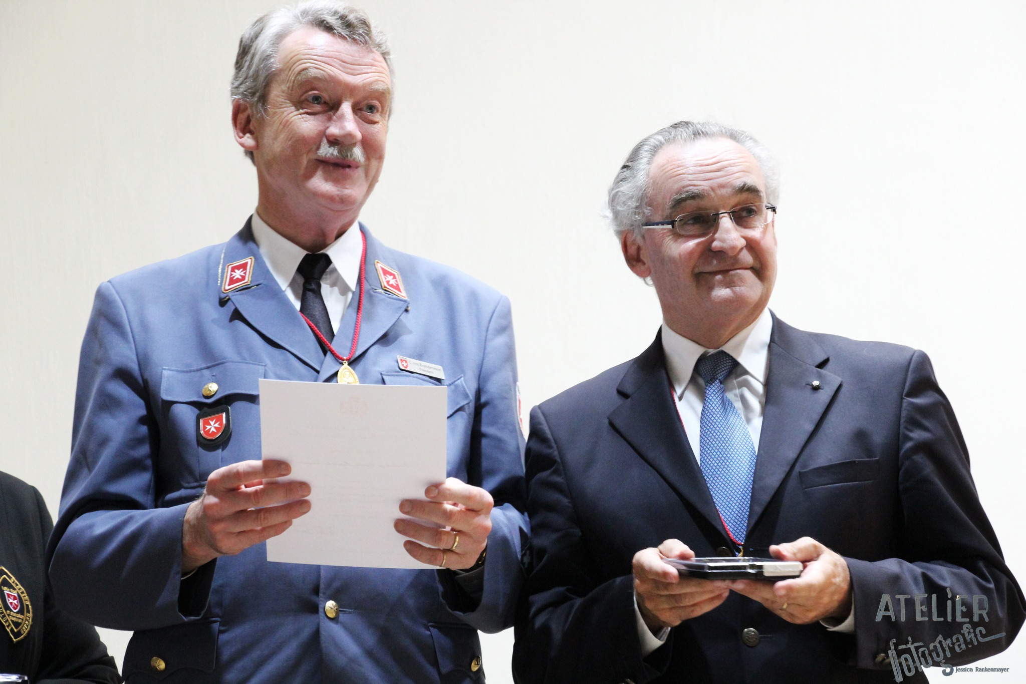A presentation with Dominique Prince de La Rochefoucauld-Montbel during the anniversary celebration
